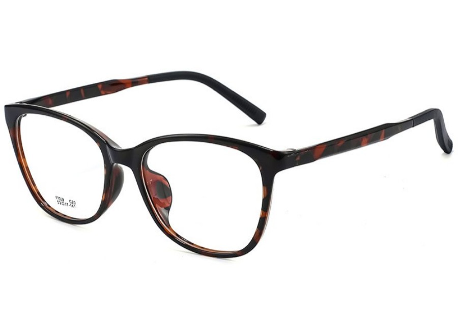 A TR90 frame being twisted to demonstrate its flexibility and durability.