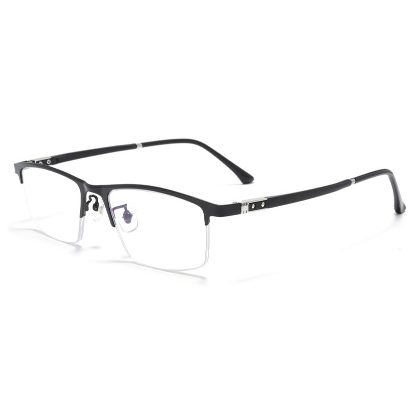 Semi-Rimless Metal Reading Glasses